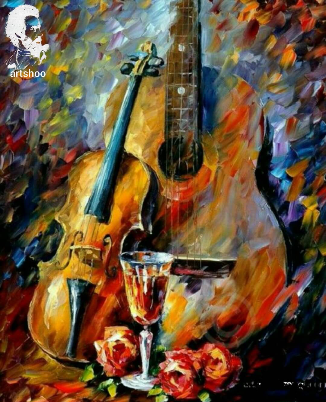 آموزش نقاشی رنگ روغن